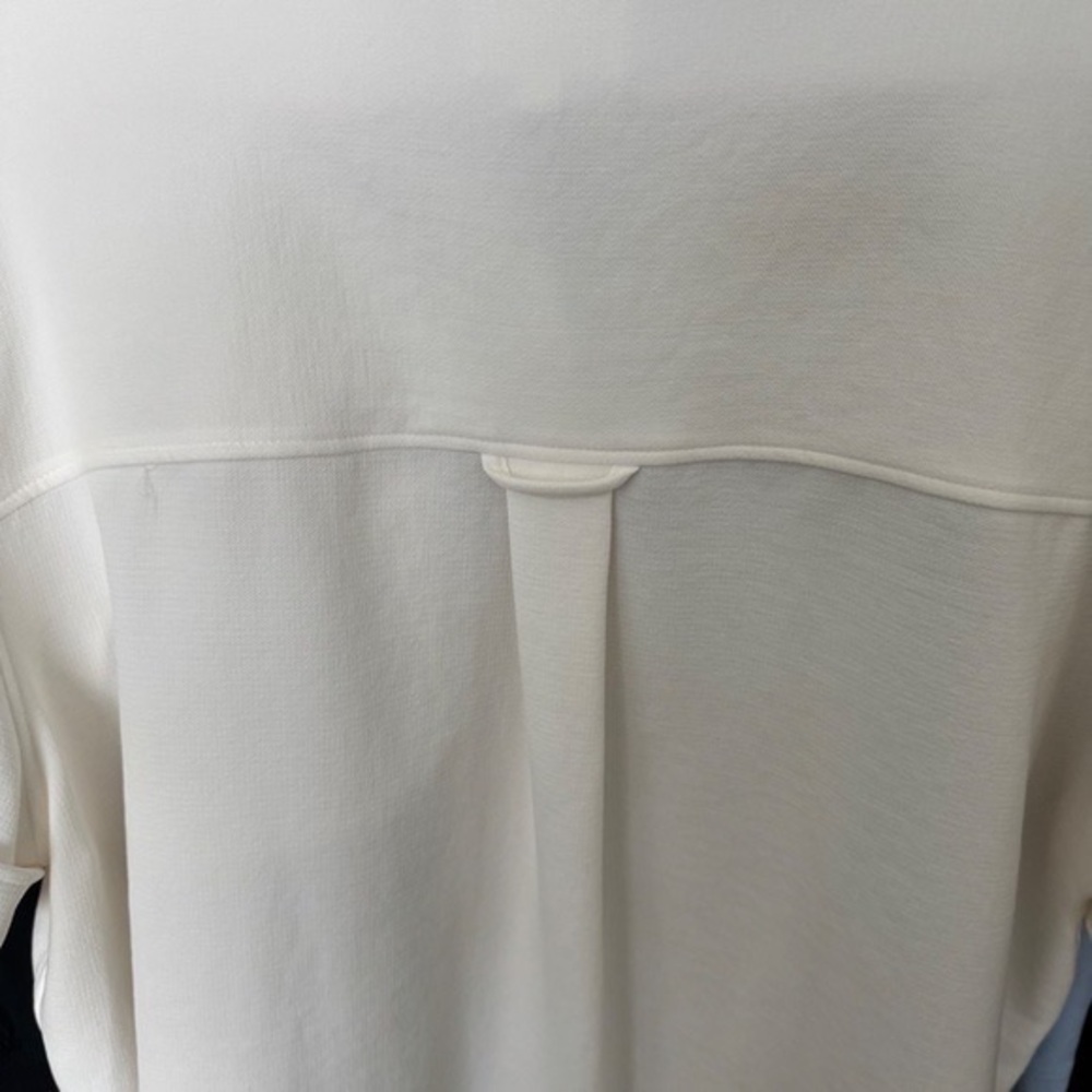 Sezane Laurine Shirt Écru. - Size S - Picture 4 of 6